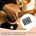 thumbnail image 3 of Langgg Single Guitar Bridge Classic Durable Metal Strings Bridges Fixed Tool Musical Instrument Accessories Music Lover, 3 of 6