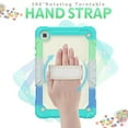 thumbnail image 2 of TECH CIRCLE Bumper Case for Samsung Galaxy Tab A7 Lite (8.7") Tablet 2021 (SM-T220), Shockproof Protective Cute Kids Case with Screen Protector & Hand Strap & Kickstand & Shoulder Strap, Blue Green, 2 of 6