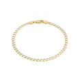 thumbnail image 1 of Pulso Barbada Diamantada 3.5 mm 18.5 cm Oro Sólido 14k, 1 of 3