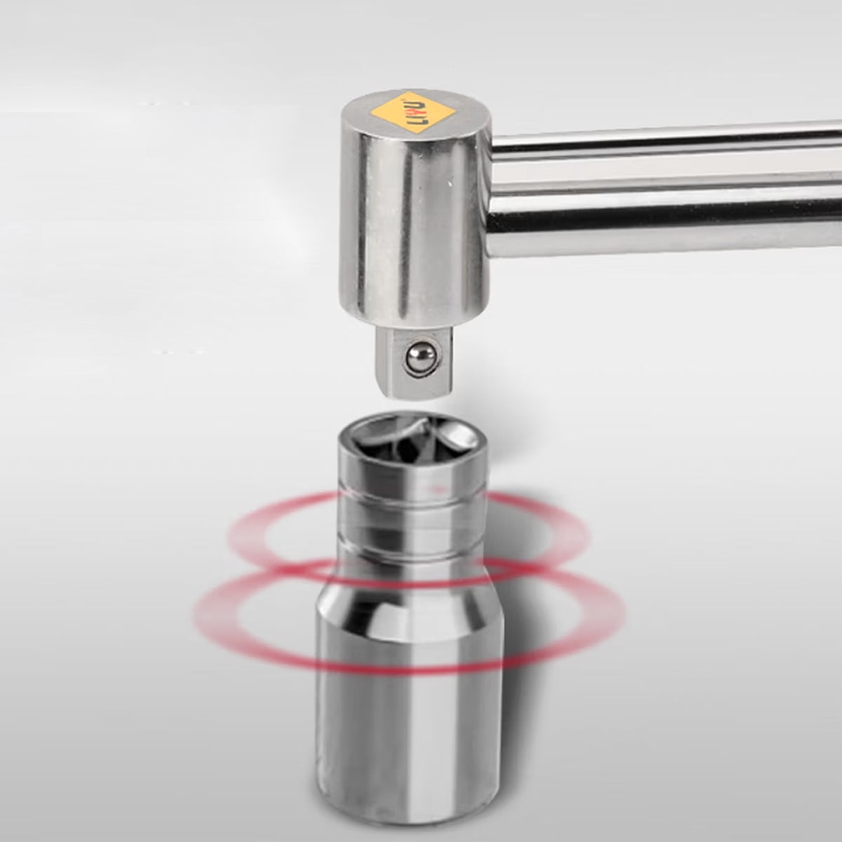 LIYU Beam Style Torque Wrench, 1/2 Inch Drive 0-300 Nm High Precision Analog Pointer Socket Torque Wrench, 48.7cm Long Alloy Steel Torque Tool for Automotive Tire Motorcycle Mechanical Repair