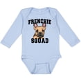 thumbnail image 3 of Inktastic Cute French Bulldog  Frenchie Squad Boys or Girls Long Sleeve Baby Bodysuit, 3 of 5
