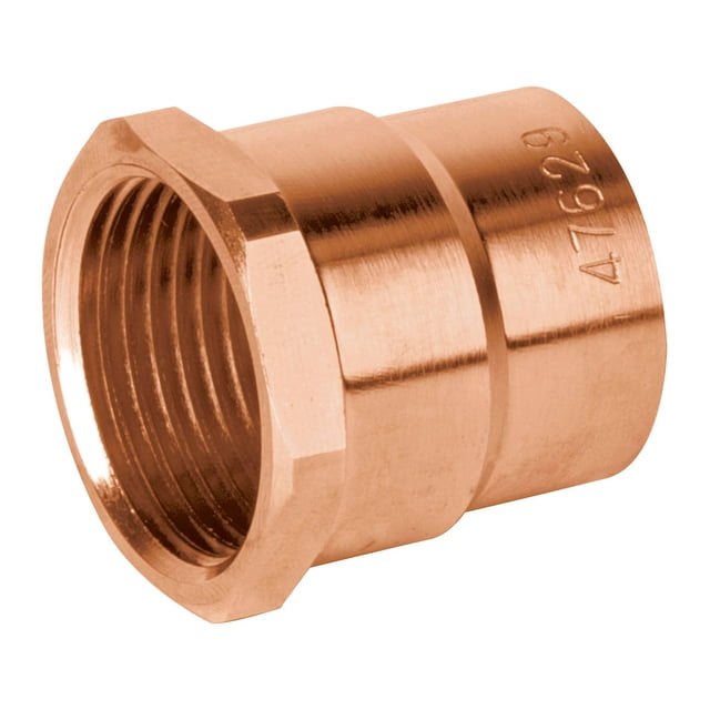 Conector de cobre, rosca interior, 1/2', Basic Foset Foset CC-601B