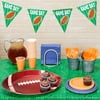 Football Tailgate Navy and Orange Party Pack