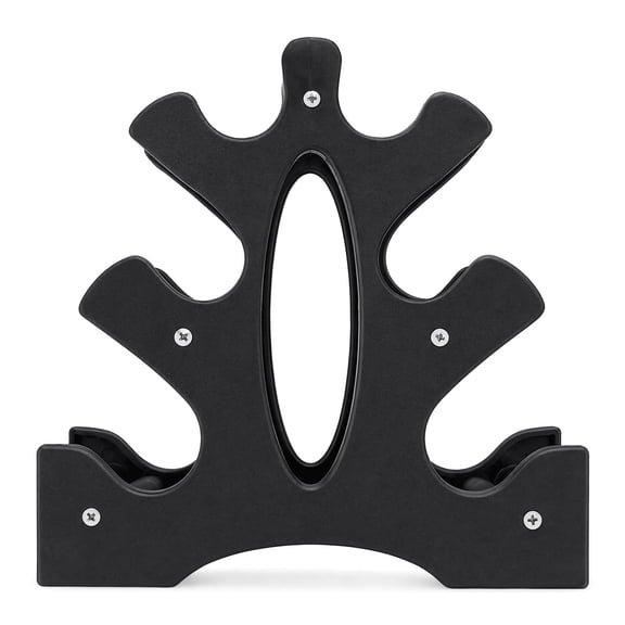 WEAIZYS 1 Pack Dumbbell Rack Stand, 3 Tier Dumbbell Bracket Free Hand Weight Tower Stand for Home Gym Organization, Holds 3/5/8 LB (Weights Not Included)
