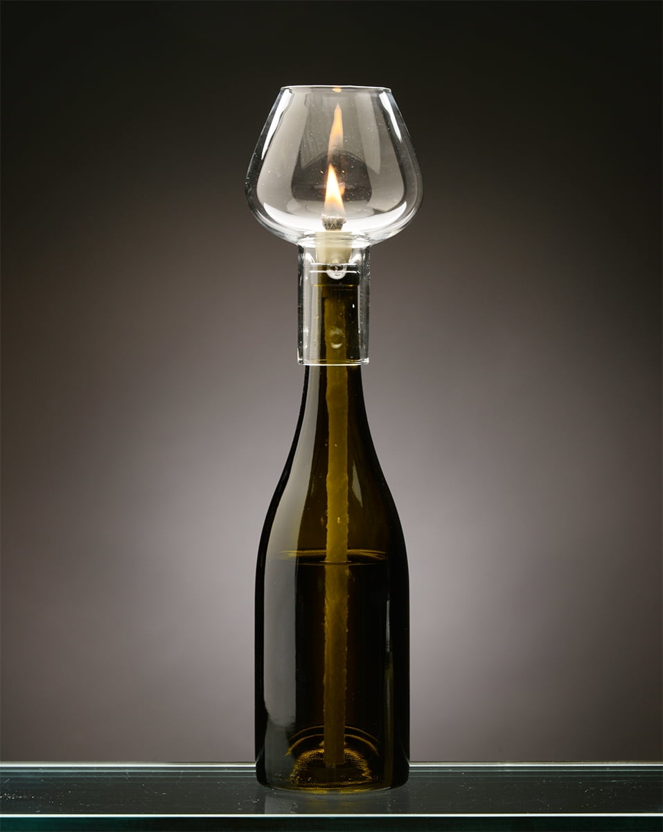 3Pcs Glass Fiber Wick With Glass Holder for Kerosen Oil Lamp Alcohol Wine  Bottle