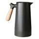 thumbnail image 2 of Hervidor de vacío aislado para té, agua y café, revestimiento de vidrio, múltiples capas, para acampar en casa, negro, 1L, 2 of 5