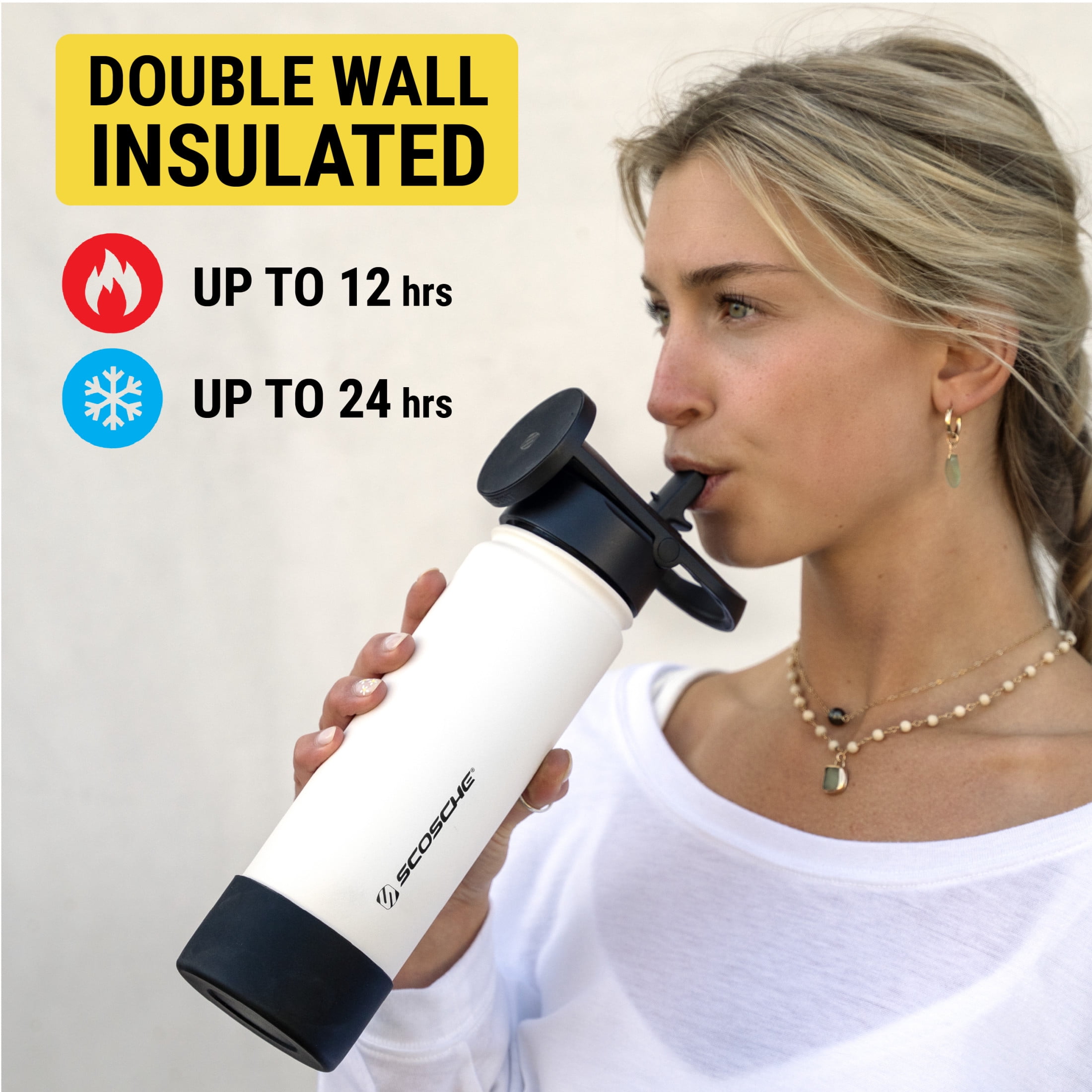 Scosche MagicMount Flask Water Bottle - Thumbnail 3