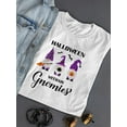 thumbnail image 3 of Halloween With My Gnomies T-Shirt Women -Image by Shutterstock, Female 4X-Large, 3 of 4
