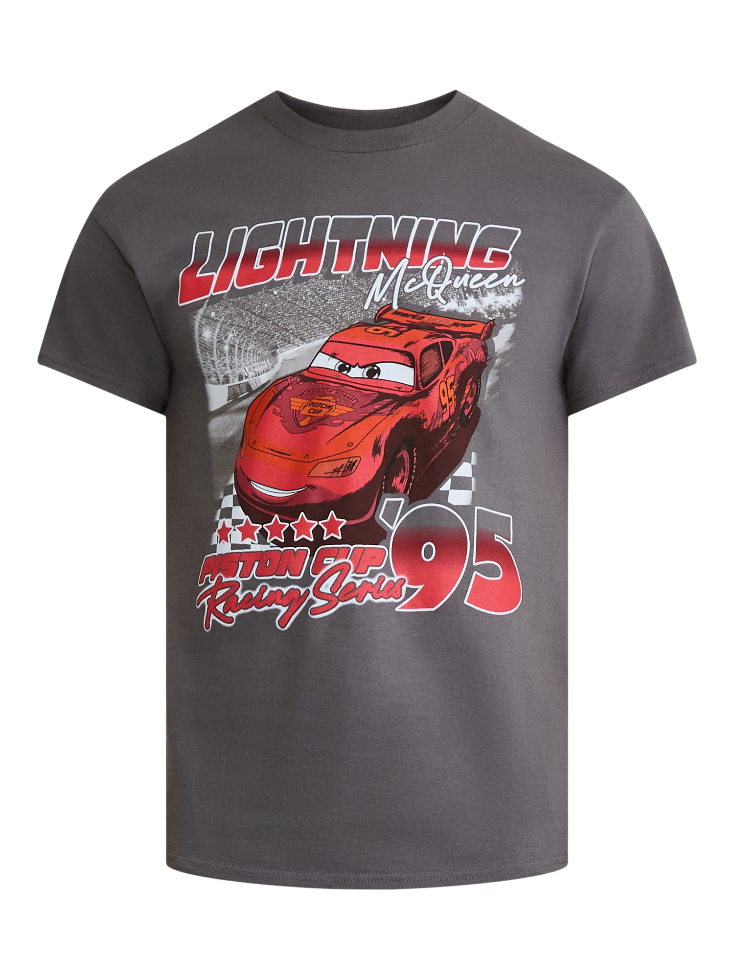Disney’s Cars Men's & Big Men's Piston Cup Cotton Graphic Tee, Sizes S-3XL