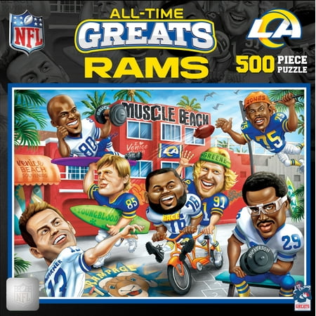 MasterPieces 500 Piece Jigsaw Puzzle - NFL Los Angeles Rams All-Time Greats