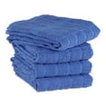 thumbnail image 2 of Solid Blueberry Windowpane Terry Dishtowel 4 Piece, 2 of 3