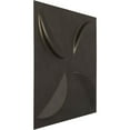 thumbnail image 2 of 19 5/8"W x 19 5/8"H Pinwheel EnduraWall Decorative 3D Wall Panel, Universal Aged Metallic Weathered Steel (Covers 2.67 Sq. Ft.), 2 of 6