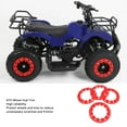 thumbnail image 3 of ATV Garniture de Moyeu de Roue Universelle en Plastique pour Kart, Couverture de Jante de Moyeu de Roue 7 Pouces, 3 of 7