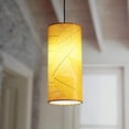 thumbnail image 3 of Eangee Home Design Cylinder Pendant, Shade Made Of Cocoa Leaves, 7x7x17 Inches, 3 of 4