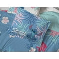 thumbnail image 2 of Lilo & Stitch Paradise Dream 3 Piece Full Size Comforter Set with Shams – Kids Bedding, 2 of 5
