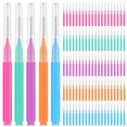 thumbnail image 1 of JUNWELL 100 Pcs Cleaning Braces  Hygiene Flosser Toothpicks Cleaners Oral Cleaning Tools, 1 of 1