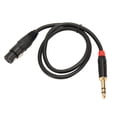 thumbnail image 1 of XLR To 6.35mm Jack Cable, Gold Plated Connector Stress Resisting Spring 0.75 Meter Microphone Cable  For Stereo System, 1 of 8