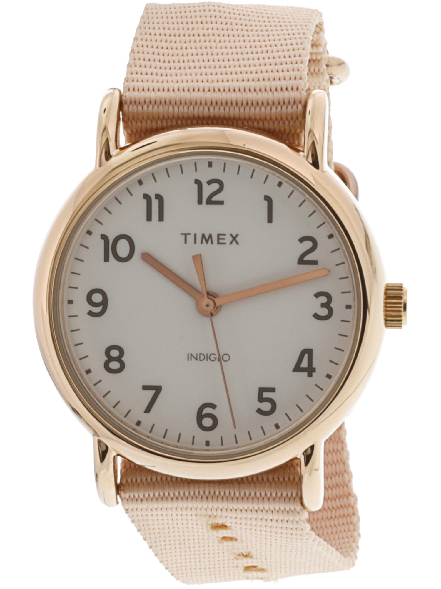 timex weekender gold