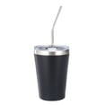 thumbnail image 1 of Vasos de acero inoxidable para niños con tapas a prueba de derrames, pajitas y fundas de silicona, 12 oz, sin BPA, aislados, para bebidas frías y calientes, 1 of 5