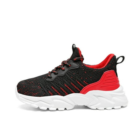 

Boys Girls Trendy Casual Shoes 2023 New Knit Breathable Lightweight Comfy Outdoor Non Slip Walking Shoes For Toddler Children Kids Sneakers Spring And Summer