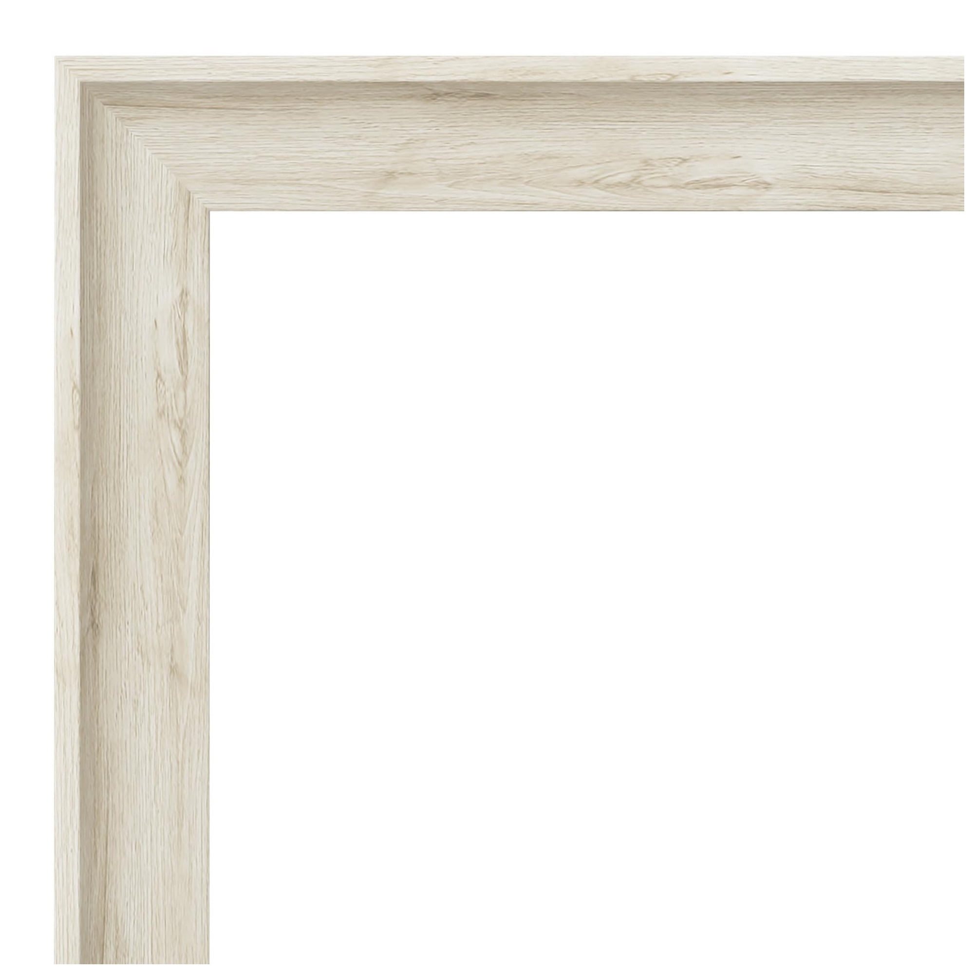 Amanti Art Natural Cork Board Framed Regal Birch Cream Bulletin Board 29 in. x 21 in.