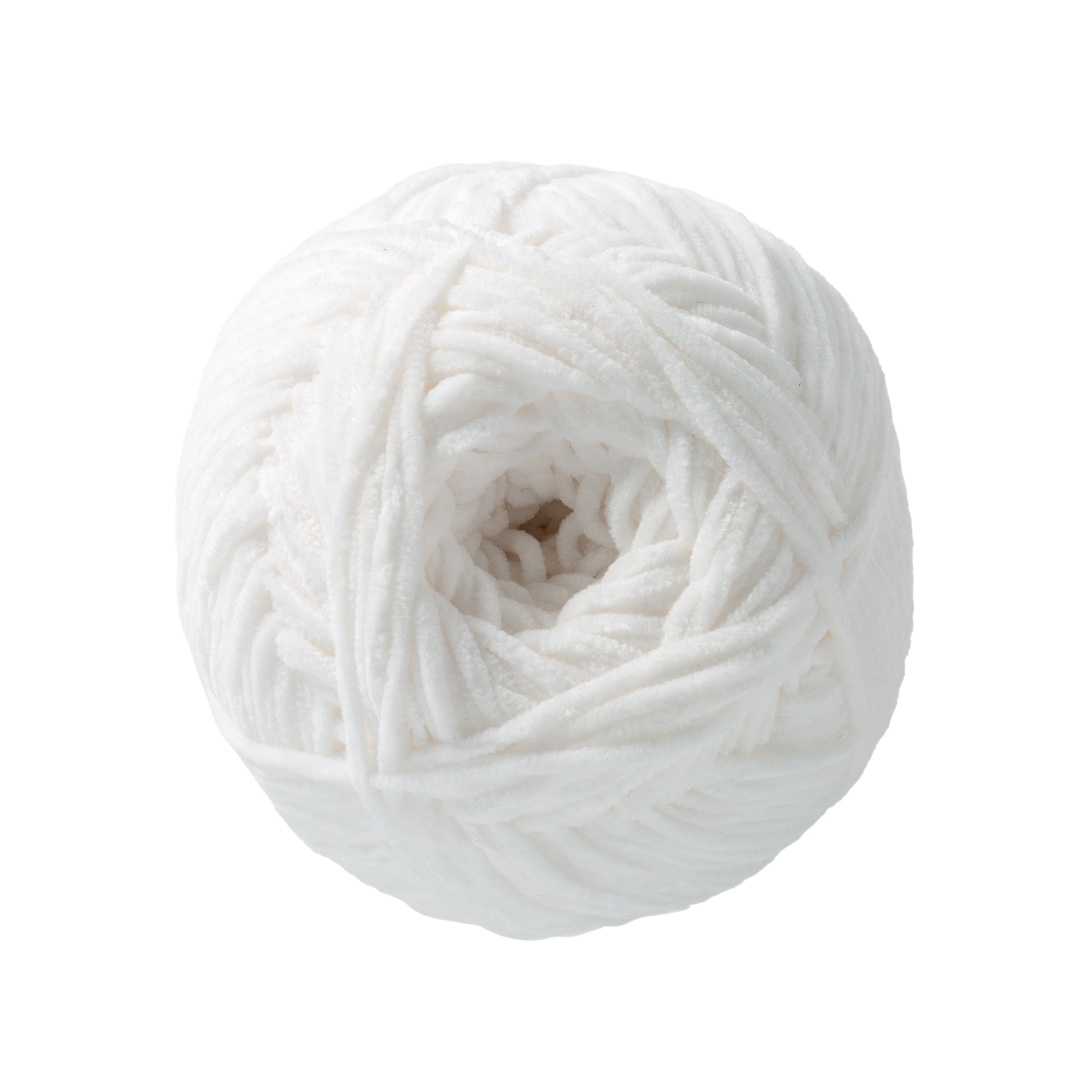 Loops & Threads Swan Skinny Chenille Yarn - Medium Weight Yarn for Knitting, Crochet, Weaving, Arts & Crafts, 12 Pack