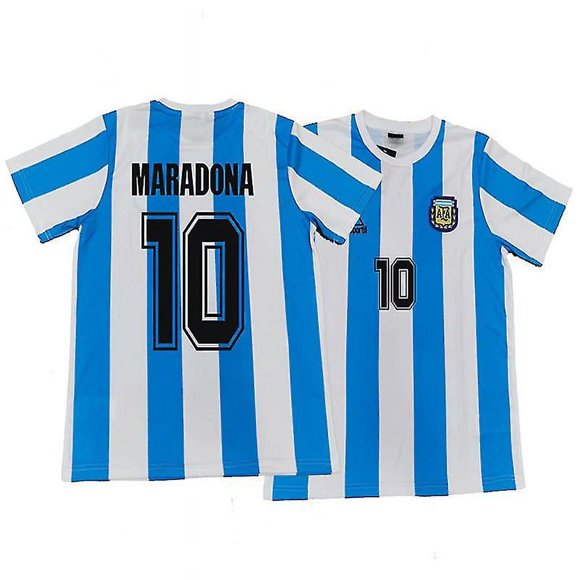 Argentina Mexico 1986 #10 Maradona Retro Vintage Soccer Football Shirt Jersey_s