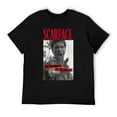 thumbnail image 2 of Scarface Say Goodnight To The Bad Guy Mens T Shirts Cotton Short Sleeve T-Shirt Crew Neck Tees Casual Shirt, 2 of 5