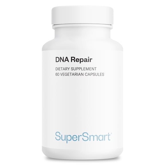 SuperSmart - DNA Repair Supplement - Powerful Antioxidant - Cellular Health - Longevity Support | Non-GMO & Gluten Free - 60 Vegetarian Capsules
