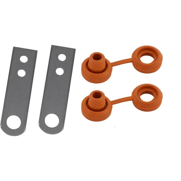 Steel Exhaust Hanger Brackets with Poly Grommet Bushings, 4 Inch