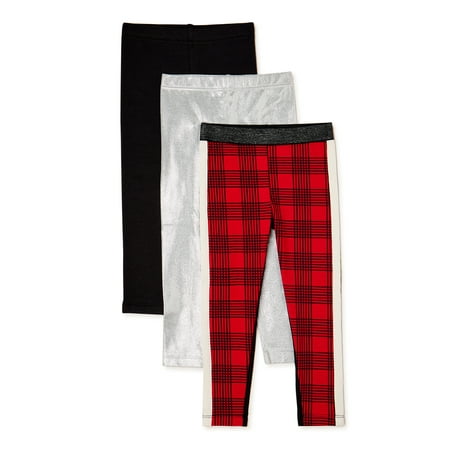365 Kids From Garanimals Girls Leggings, 3-Pack, Sizes 4-10