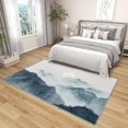 thumbnail image 2 of 6x8 Rug, Japanese Mountain Rug, Asian Style Rugs for Living Room Bedroom, Oriental Ink Painting Carpet, Washable & Non Slip & Soft Low Pile Large Indoor Area Rug, Mountain Home Decor & Gifts, 2 of 7