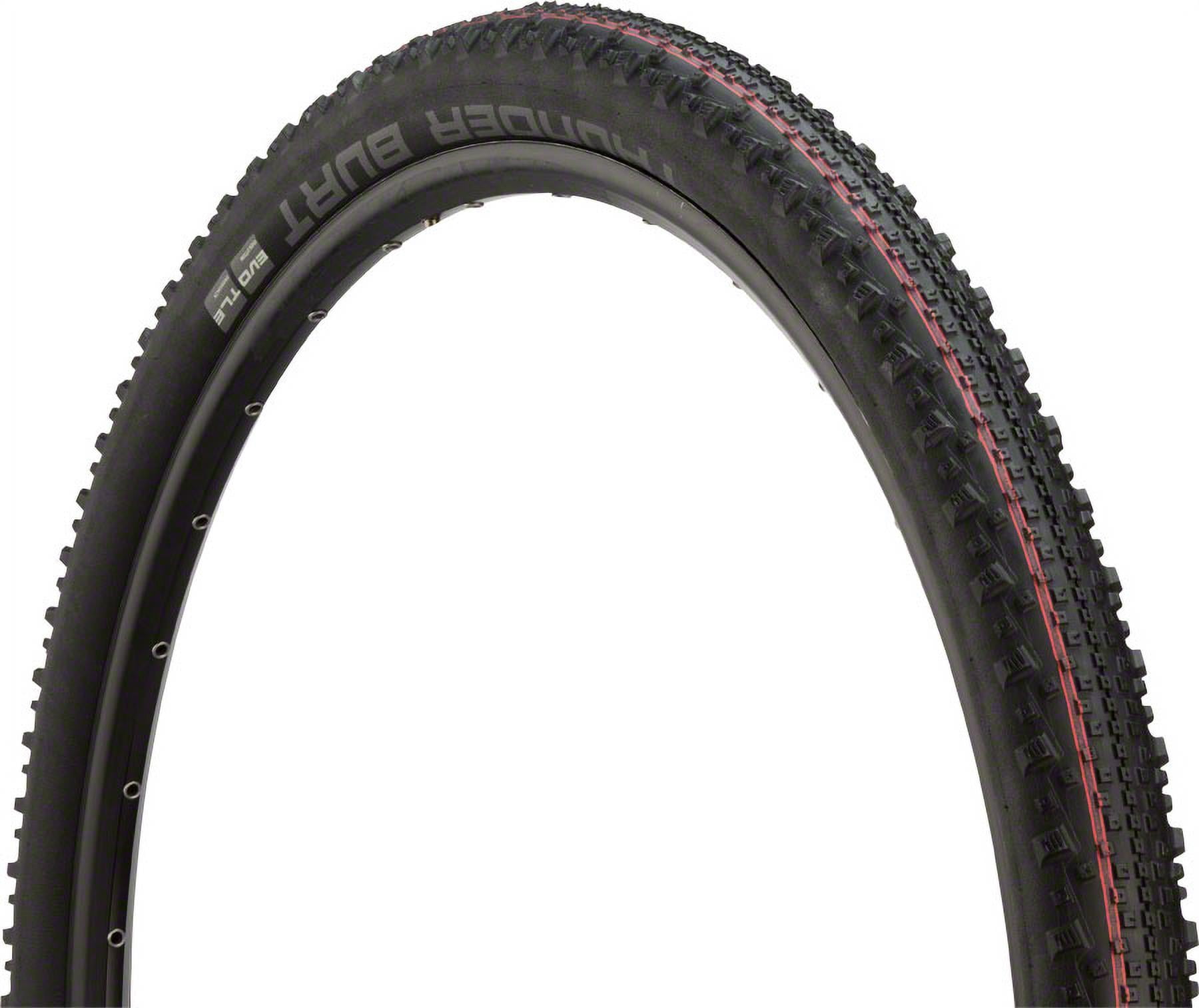 パーツ SCHWALBE thunder burt tire (black) Schwalbe Thunder Burt Tire - 27.5 x 2.1, Tubeless, Folding, Black