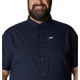 thumbnail image 5 of Camisa de campamento Columbia Slack Tide de manga corta para hombre, azul marino, 5 of 5