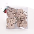 thumbnail image 2 of 12PC Christmas Farmhouse Rustic Ornaments Set for Christmas Tree Decorations Hanging Reindeer Wood Tree Ornaments Round Wooden Christmas Tree Decorations Gift Tags, 2 of 5