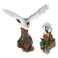 thumbnail image 2 of WEUVEB 2PCS Garden Ornament Crane Statues For Yard Resin Multi For Bird Lovers, 2 of 8