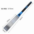thumbnail image 2 of 1Pc 2023 Japanese woodworking double side saw, three side tooth grinding quick hand saw, household hand-held wood cutting sawko (Blue and black), 2 of 6