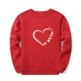 thumbnail image 3 of Blouse pour Femme Nouveau T-shirt à Manches Longues à Col Rond avec Imprimé Love, 3 of 5