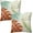 Summer Leaf, variant on Green Teal Pillow Covers 16x16 Inch Marble Silver Abstract Striped Throw Pillow Cases Elegant Comfort Luxury Modern Decor for Home Bedroom Living Room Sofa Square Cushion Cover, Set of 2