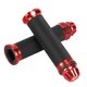 thumbnail image 1 of Empuñaduras de manillar de goma de aluminio CNC para motocicleta para manillar de 7/8 "bicicleta rojo, 1 of 5