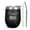 Matte-black, variant on 12oz Easter Egg Tumbler with Lid & Straw, Insulated Stainless Steel Wine Cup, [Easter Theme] Print