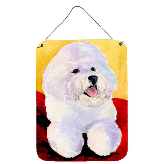 Caroline's Treasures SS8921DS1216 Bichon Frise Wall or Door Hanging Prints, 12x16, multicolor
