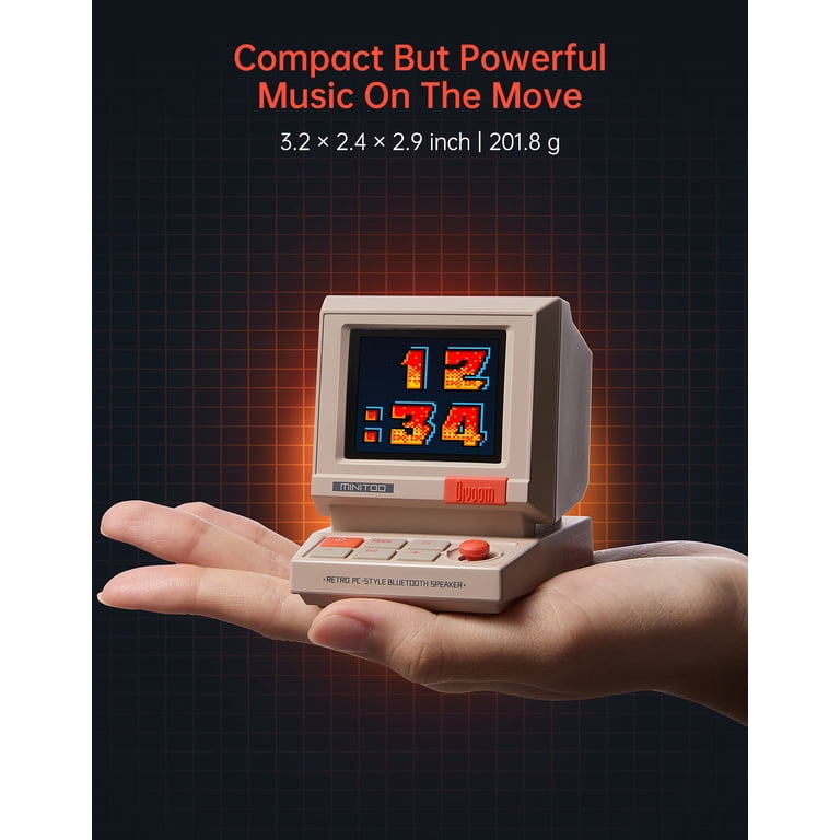 Divoom, Computer Speaker, MiniRetro PC-Style, Pixel Screen