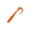 A004- Orange, variant on Bass Fishing Lures Soft Plastic Bass Fishing Lures 2.1 Inch Black Worm Bait 12 Piece Freshwater Fishing Lures for Beginner and Angler Use