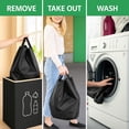 thumbnail image 3 of 100L Large Capacity Recycling Bin for Bottles & Glass | Heavy-Duty Sorting Container with Removable Bag | Ideal for Home, Office & Commercial Use, 3 of 7