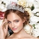 thumbnail image 2 of Tiara para mujer, corona de diamantes de imitación, Tiara de cumpleaños, corona, diadema decorativa, Tiara de princesa, joyería para el cabello, accesorio para el cabello de boda, 2 of 5