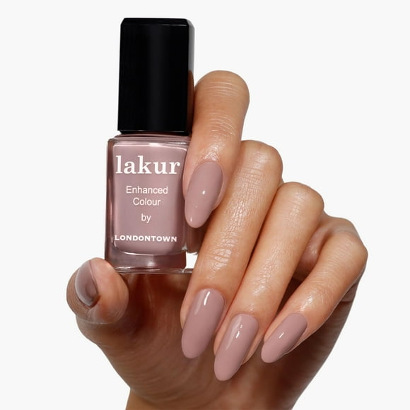 Esmalte de uñas LONDONTOWN Lakur resistente a las roturas, color malva, 12 ml