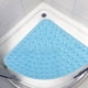 thumbnail image 5 of Alfombrilla de baño antideslizante en forma de abanico, alfombrilla de ducha con orificio de drenaje, alfombrilla antideslizante de PVC, 5 of 6