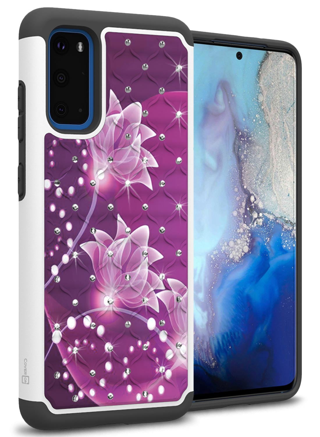 Coveron Samsung Galaxy S Case Aurora Series Rhinestone Phone Cover Walmart Com