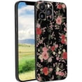 thumbnail image 1 of Compatible with iPhone 13 Pro Phone Case, Vintage-Floral-Flower27 Case Men Women, Flexible Silicone Shockproof Case for iPhone 13 Pro, 1 of 1